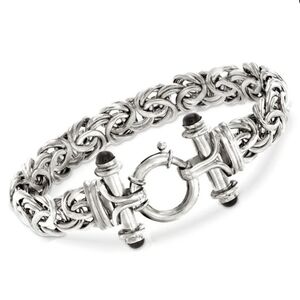 Black Onyx Byzantine/ BRAND NEW IN BOX/ NEVER WORN